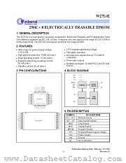 W27L02Q-70 datasheet pdf Winbond Electronics