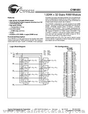 CYM1851PZ-35C datasheet pdf Cypress