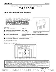 TA8053 datasheet pdf TOSHIBA