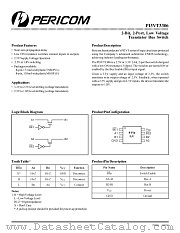 PI3VT3306L datasheet pdf Pericom Technology