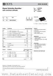 DSSK60-0045 datasheet pdf IXYS Corporation