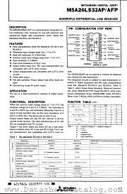 M5A26LS32AP datasheet pdf Mitsubishi Electric Corporation
