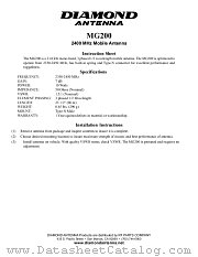 MG200 datasheet pdf etc