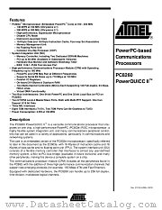 PC8260MTPU150 datasheet pdf Atmel