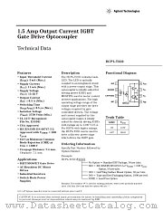 HCPL-T250-500 datasheet pdf Agilent (Hewlett-Packard)