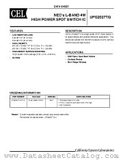 UPG2027TQ datasheet pdf NEC