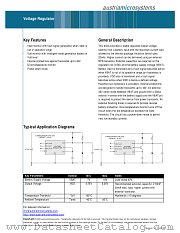 VOLTAGEREGULATOR datasheet pdf Austria Mikro Systems