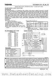 TC554001FTL-85 datasheet pdf TOSHIBA