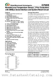 G768B datasheet pdf Global Mixed-mode Technology
