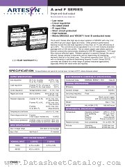A05D12/150Z datasheet pdf Artesyn Technologies