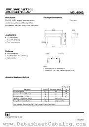 MSL-854B datasheet pdf Unity Opto Technology