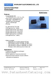 EL815B1 datasheet pdf Everlight Electronics