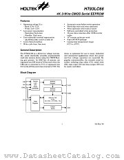 HT93LC66 datasheet pdf Holtek Semiconductor