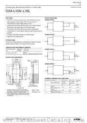 CXA-L10A datasheet pdf TDK Semiconductor