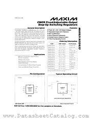 MAX632XEJA datasheet pdf MAXIM - Dallas Semiconductor