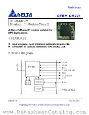 DFBM-CM221 datasheet pdf Delta