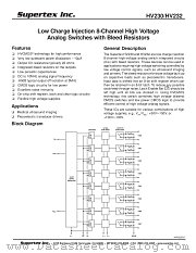 HV230 datasheet pdf Supertex Inc