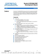 DS-S29804 datasheet pdf Altera Corporation