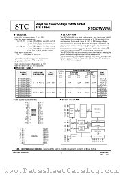 STC62WV256TC datasheet pdf etc