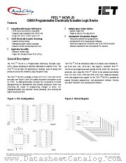 PEEL16CV8T-25 datasheet pdf Anachip