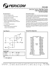 PI3C6800 datasheet pdf Pericom Technology