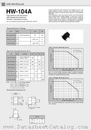 HW-104A datasheet pdf etc