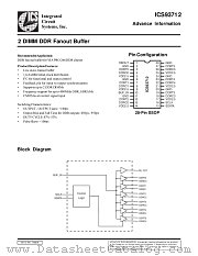 ICS93712YF-PPP-T datasheet pdf Integrated Circuit Systems
