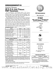 NSS20300MR6T1G datasheet pdf ON Semiconductor