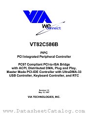 VT82C586B datasheet pdf VIA Technologies