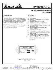 DVMC28/ES datasheet pdf Delta