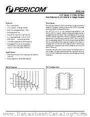 PI3L110 datasheet pdf Pericom Technology