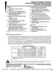 CD4051BQM96Q1 datasheet pdf Texas Instruments