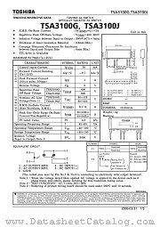 TSA3100 datasheet pdf TOSHIBA