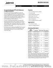 EL5226IR-T7 datasheet pdf Intersil