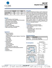 IAA110 datasheet pdf Clare Inc