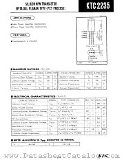 KTC2235 datasheet pdf Korea Electronics (KEC)