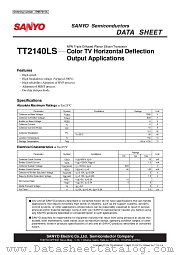 TT2140LS datasheet pdf SANYO