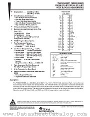 TMS28F400BZB80BDBJL datasheet pdf Texas Instruments