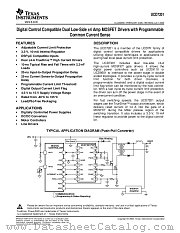 UCD7201RSA datasheet pdf Texas Instruments