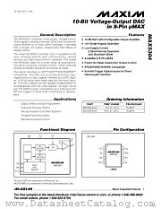 MAX5304CUA datasheet pdf MAXIM - Dallas Semiconductor