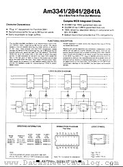AM2841DC datasheet pdf Fairchild Semiconductor