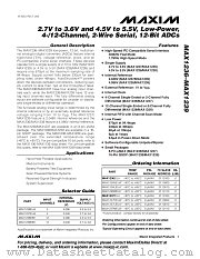 MAX1239MEEE datasheet pdf MAXIM - Dallas Semiconductor