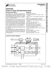 DS25C400TUT datasheet pdf National Semiconductor