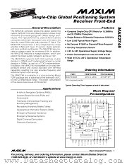 MAX2745 datasheet pdf MAXIM - Dallas Semiconductor