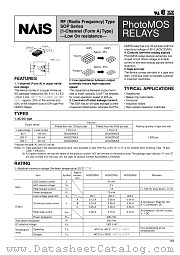 AQV224NSX datasheet pdf Matsushita Electric Works(Nais)
