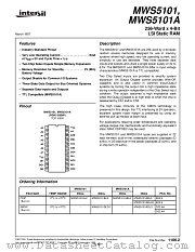 MWS5101ADL3 datasheet pdf Intersil