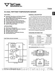 TC623CEPA datasheet pdf TelCom Semiconductor
