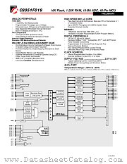 C8051F019 datasheet pdf CYGNAL Integrated Products Inc