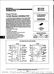 MC13105D datasheet pdf Motorola