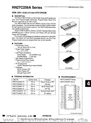 HN27C256AFP-15T datasheet pdf Hitachi Semiconductor